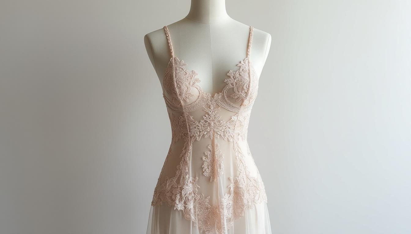 découvrez notre nuisette en dentelle, un bijou de lingerie qui allie charme et élégance pour sublimer votre féminité. parfaite pour des moments de séduction ou de détente, cette pièce raffinée vous enveloppe de douceur et de sophistication.